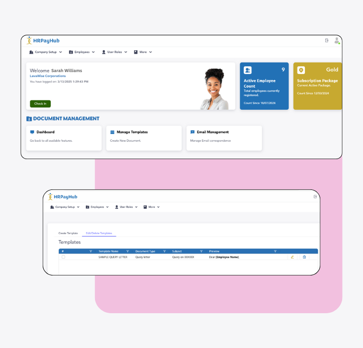 HR Pay Hub - Gold