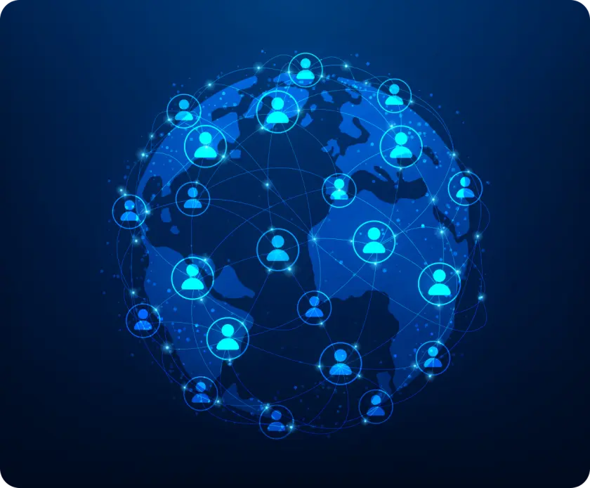 Global network illustration